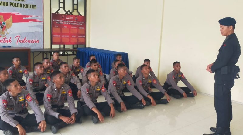 Brigpol Habib Beri Pembekalan Bintara dan Tamtama Remaja Brimob Kaltim Terkait Bahaya Narkotika