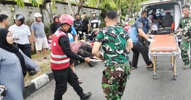 Respon Cepat, Batalyon A Brimob Kaltim Bantu Korban Laka Tunggal di Gn. Bakaran Balikpapan